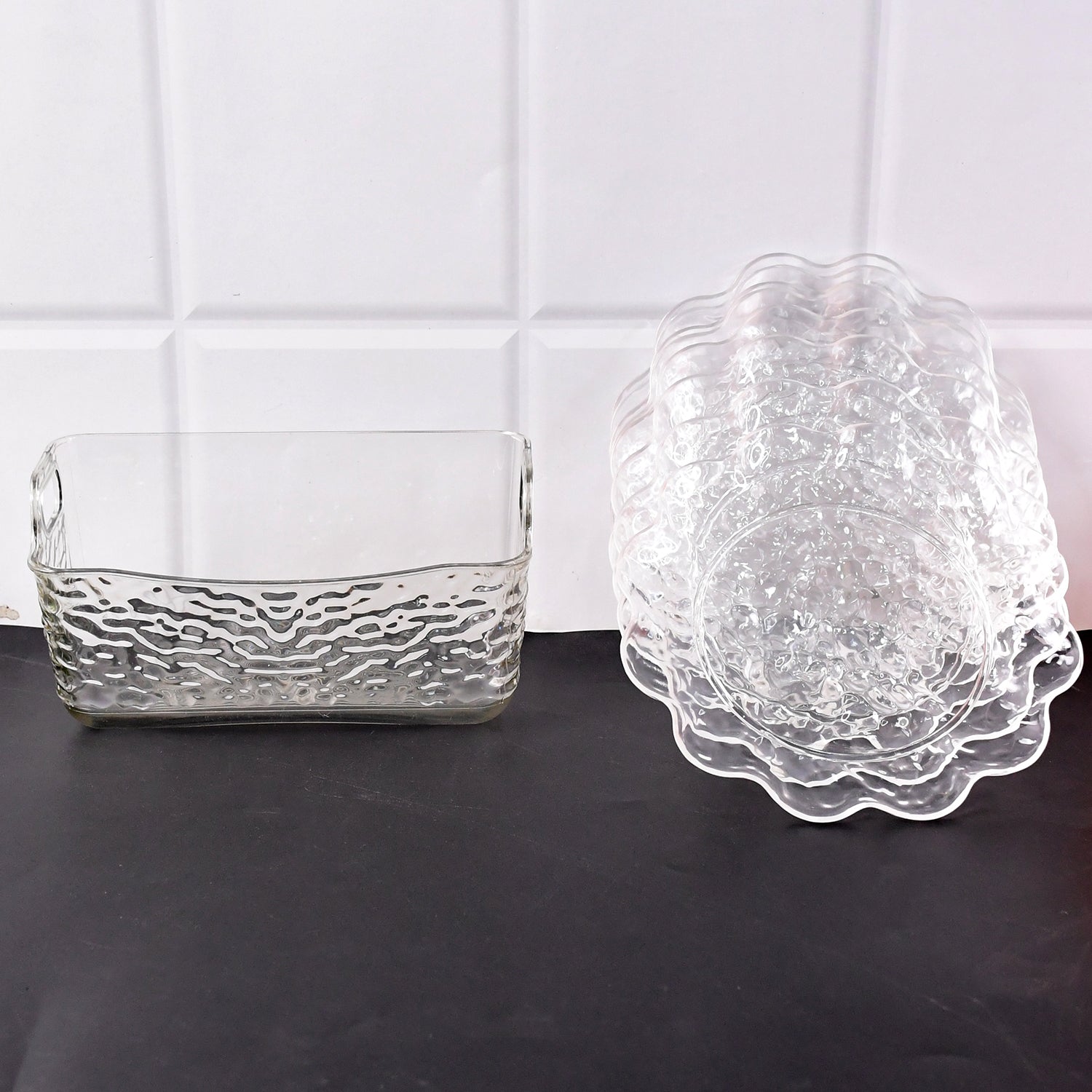 9 In 1 Plastic Bowl With Serving Tray  Plates Set 9 In 1 Plastic Bowl With Serving Tray  Plates Set